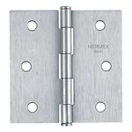 Bisagra Cuadrada de Acero Color Cromado de 2 plg