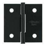 Bisagra Cuadrada de Acero Color Negro de 2 plg