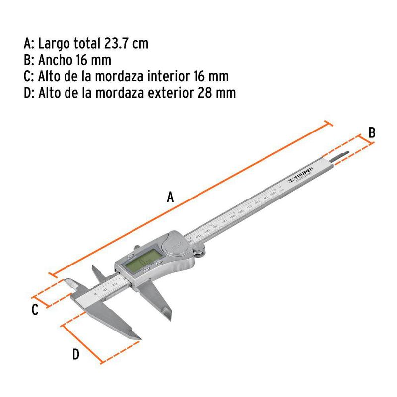 Calibrador Vernier Digital