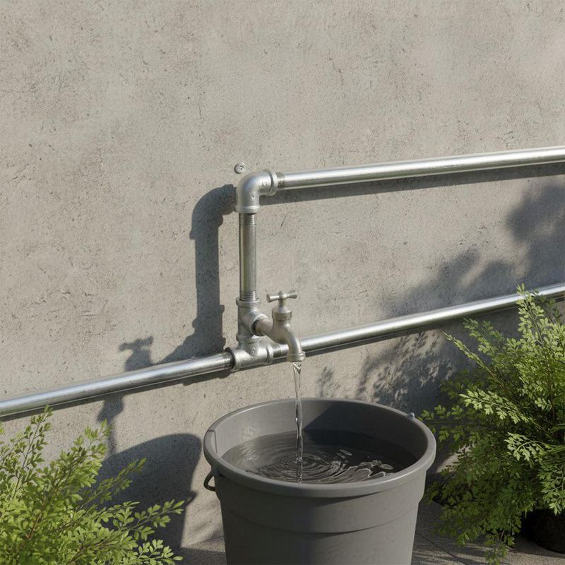 Niple Acero Galvanizado 1/2 Plg X 4 Plg