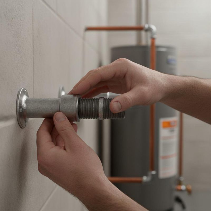 Niple Galvanizado tipo Rosca 1/2 Plg x 1.5 Plg