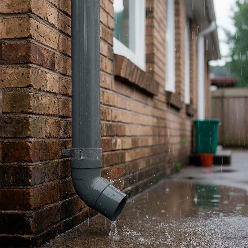 Codo de Pvc 45° Liso Drenaje Delgado de 3 plg