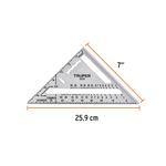 Escuadra Triángulo Metal de 7 Plg