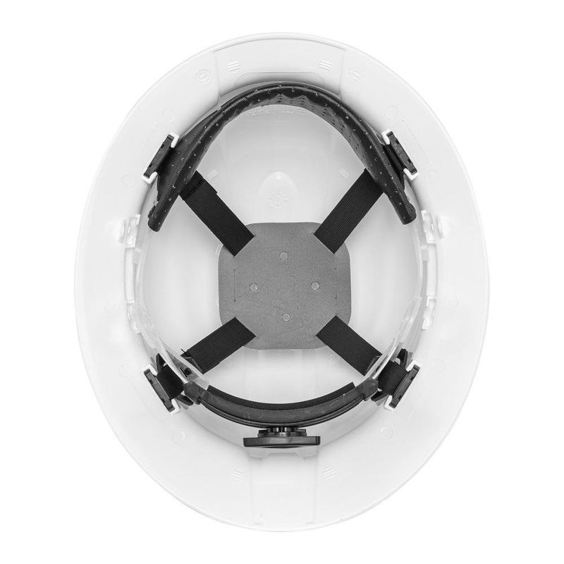 Casco de Seguridad Matraca Ala Ancha Blanco