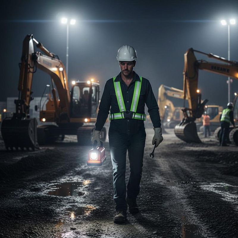 Chaleco Tipo Arnés Verde Y Cintas Reflectivas