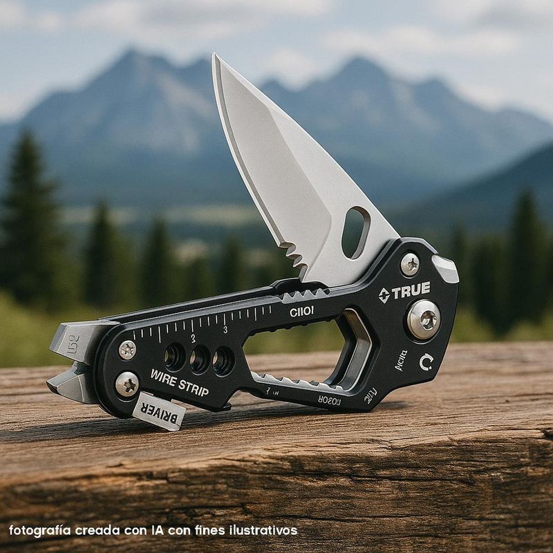 Cuchillo Multifuncional Plegable de 6.88 Plg