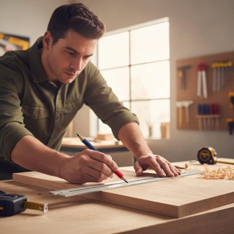 Blíster con 2 Lápices Bicolor para Carpintero 18 Cm