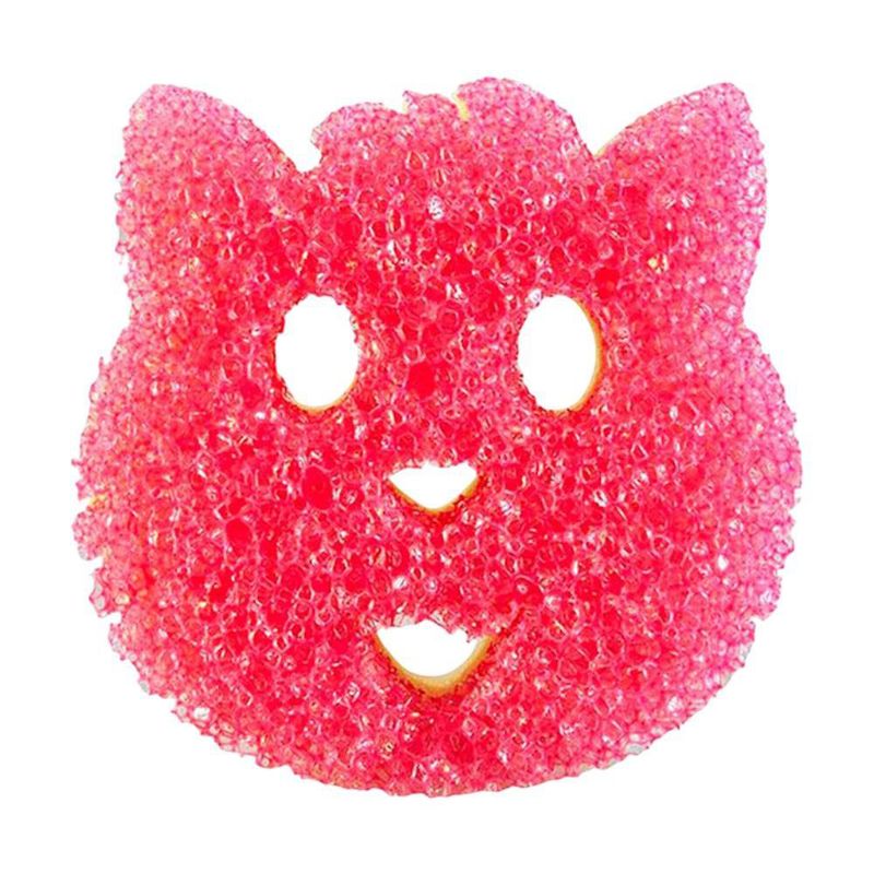 Esponja Scrub Mommy Edición Especial Gatita Dual-Sided