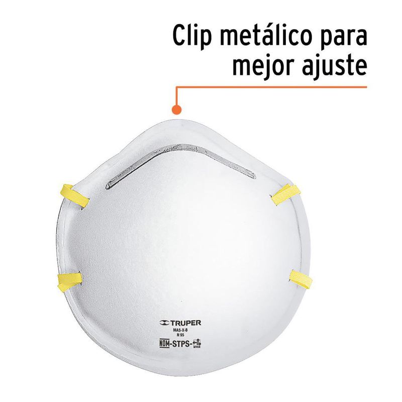 Mascarilla N95 para Polvos y Vapores Orgánicos