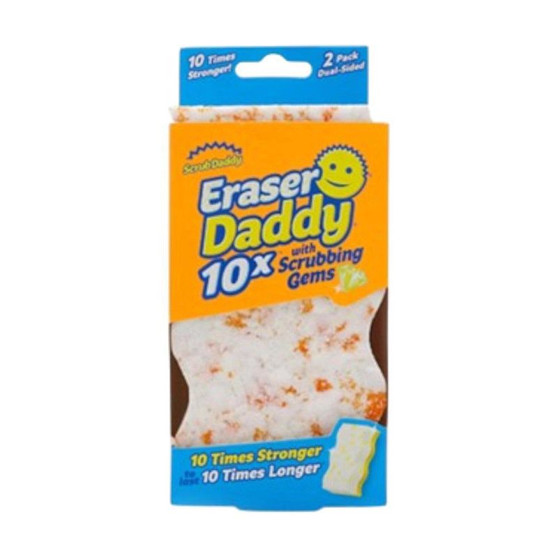 Esponja Borradora Eraser Daddy 10x con Scrubbing Gems 2 Pzas