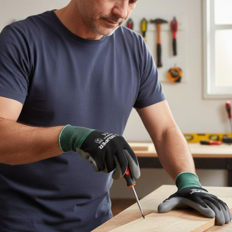 Guante Nylon,Poliuretano Espumado,Chico