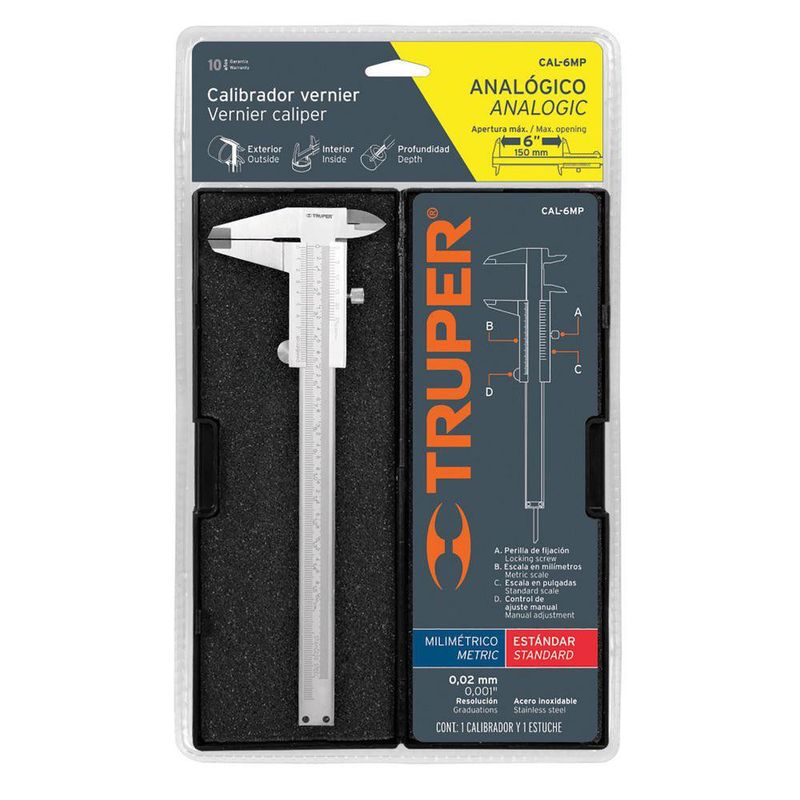 Calibrador Vernier Análogo