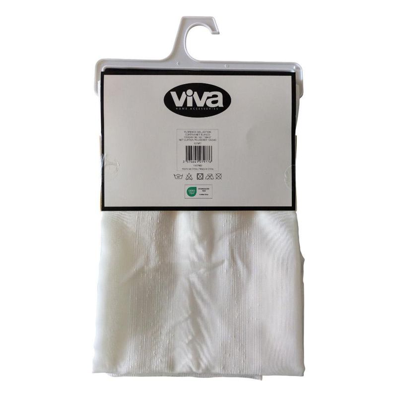 Cortina Florence Blanca para Ventana de 135 x 240 Cm