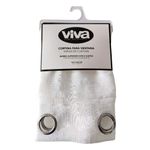 Cortina  Lucca Blanca para Ventana de 135 x 240 Cm