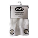 Cortina Blanca Savona para Ventana de 135 x 240 Cm