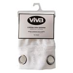 Cortina Venecia Blanca para Ventana de 135 x 240 Cm