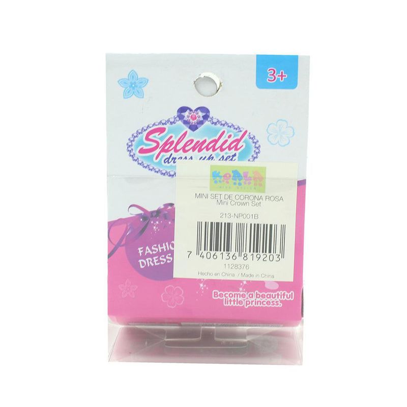 Mini Set de Corona Rosa