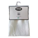 Cortina Blanca Génova para Ventana de 135 x 240 Cm