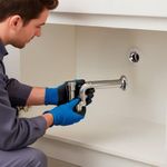 Sifón Lavamanos Tipo P 1 1/4X8 Plg