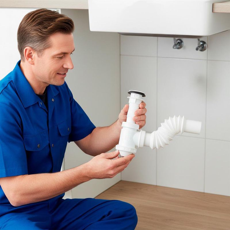 Sifón Lavaplatos Tipo Botella 1 1/4X12 Plg