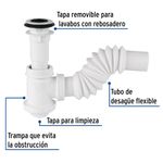 Sifón Lavaplatos Tipo Botella 1 1/4X12 Plg