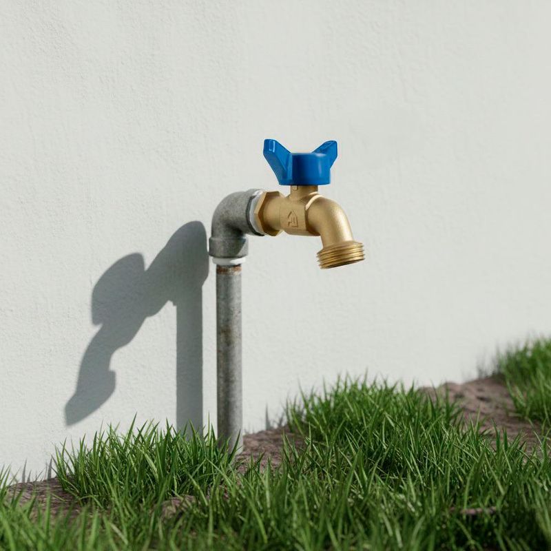 Chorro de Mariposa 1/2 Plg Latón