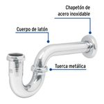 Sifón de Lavamanos Tipo P 12 Plg