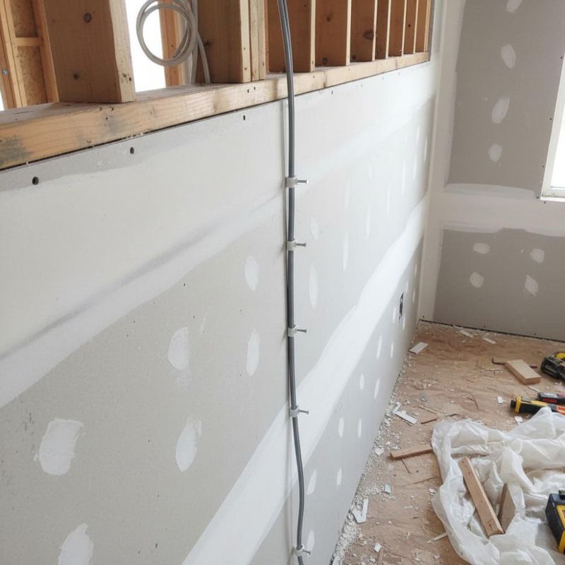 Grapa Blanca con Clavo de 10 mm 20 Unidades para Cable Plano