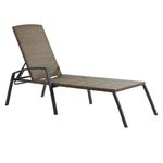 Silla Asoleadora Café Reclinable para Exterior