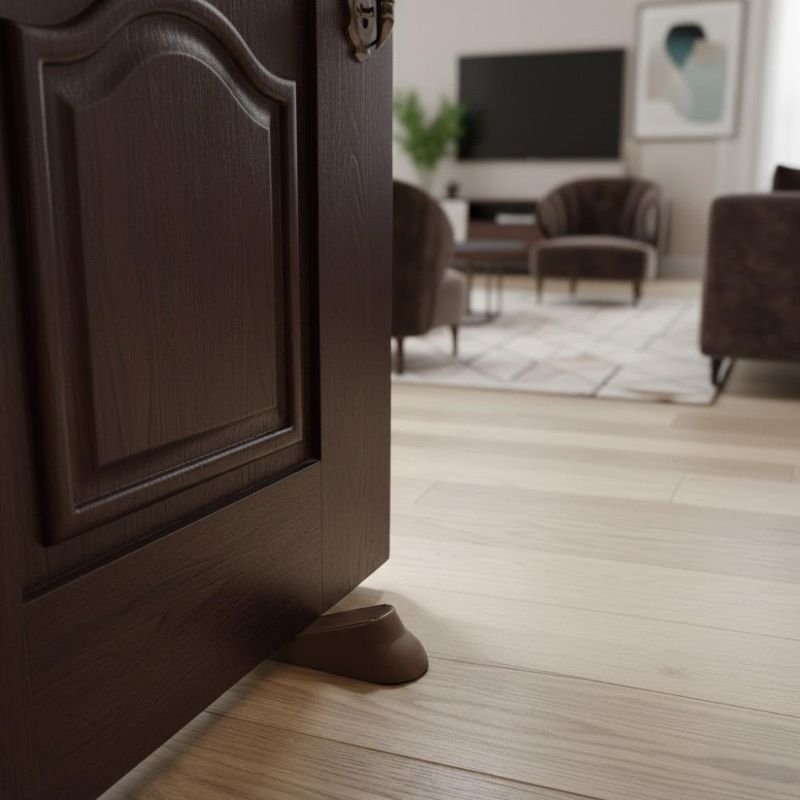 Retenedor para Piso Café de 4 Plg