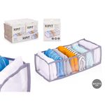 Organizador Gris de 7 Divisiones para Ropa