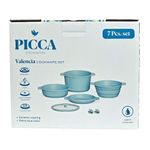 Olla Multi Piezas Azul Celeste Valencia de 7 Pzas