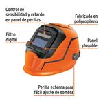 Careta para Soldar Electrónica Digital Sombra 9-13