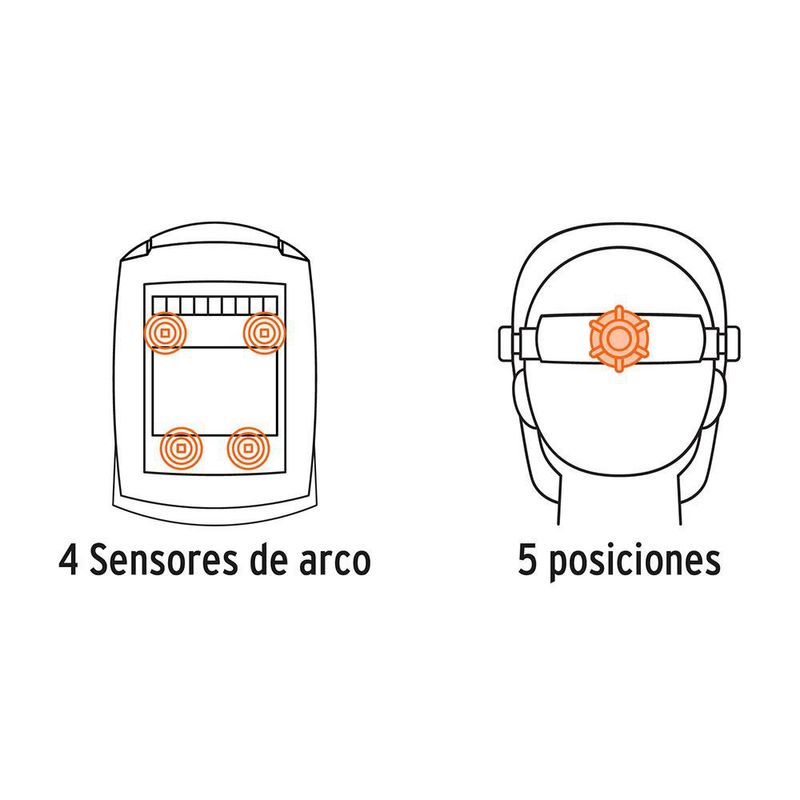 Careta para Soldar Electrónica Digital Sombra 9-13