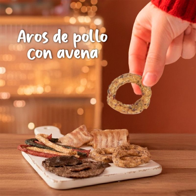 Triangulo Navideño de Alimento Deshidratado para Mascota