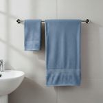 Set de Toallas para Baño y Manos Azul