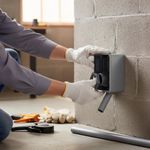 Conector Recto de PVC Eléctrico de 3/4 Plg