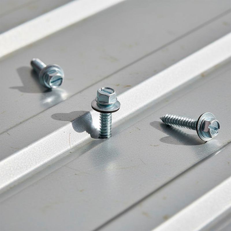 Set de 25 Tornillos Cabeza Hexagonal Punta de Broca de 1/4 Plg