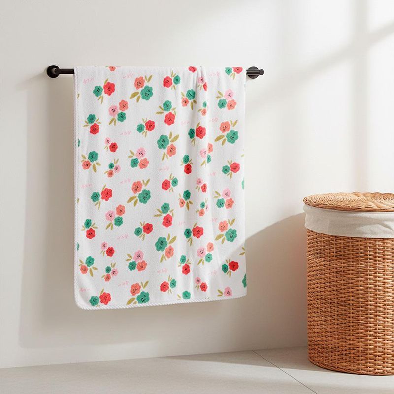 Toalla de Baño Estampado Rosas