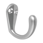 Gancho Sencillo Tipo Perchero en Cromo Mate
