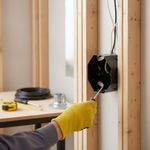 Caja Eléctrica Empotrable Octagonal de Plástico 4 x 4 Plg