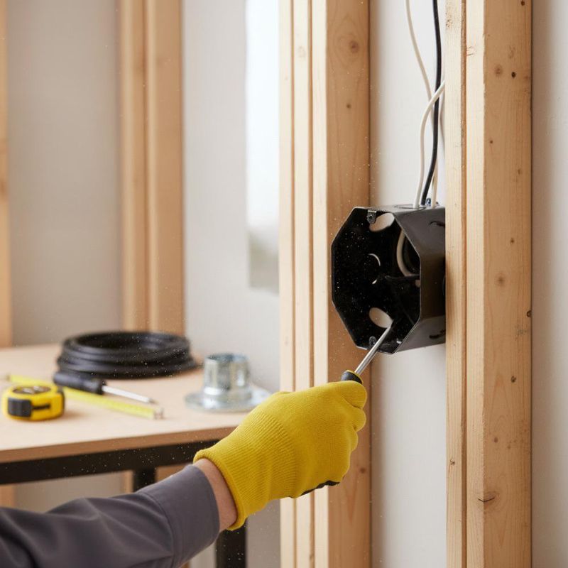 Caja Eléctrica Empotrable Octagonal de Plástico 4 x 4 Plg