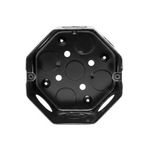 Caja Eléctrica Empotrable Octagonal de Plástico 4 x 4 Plg