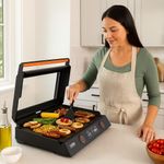 Plancha Eléctrica Antiadherente 22 Plg