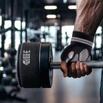 Guantes para Entrenamiento Gym PRO con Muñequera Integrada Talla M Color Negro