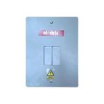 Caja de Distribución de Empotrar para 2 Flipones