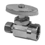 Contrallave Recta 1/2 Plg x 3/8 Plg de Latón