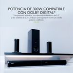 Barra de Sonido Klip Xtreme 5.1 con Subwoofer Inalámbrico