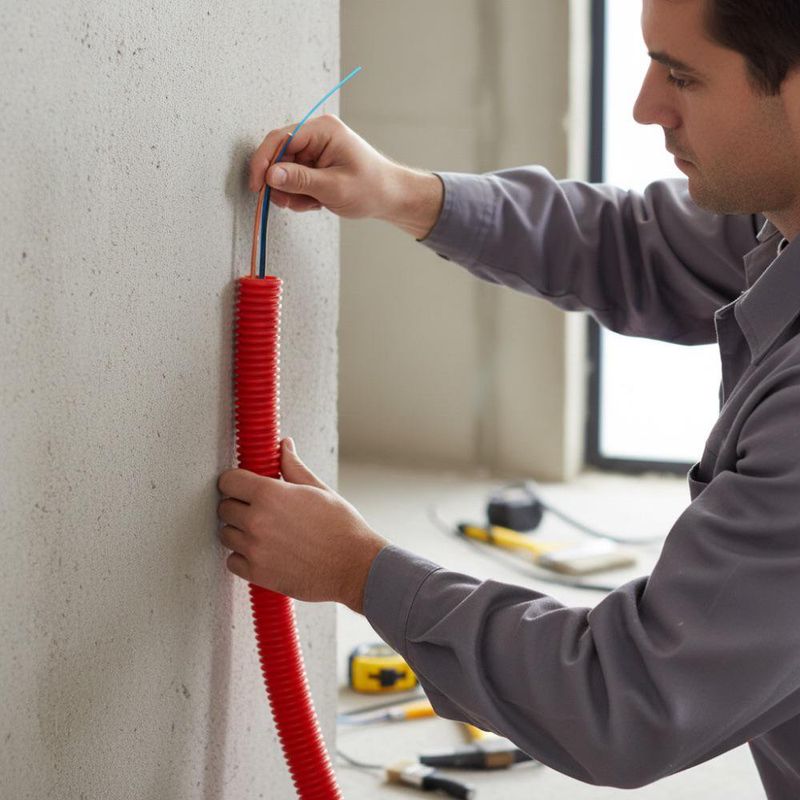 Tubo Flexible Naranja 1/2 Plg