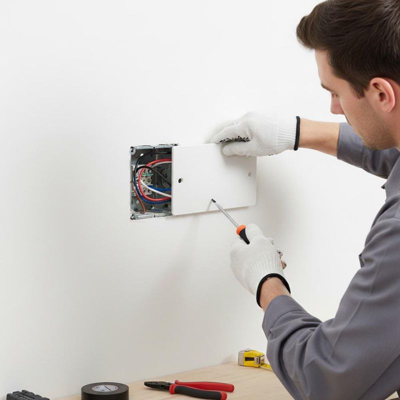 Tapadera Rectangular de Pvc Blanco